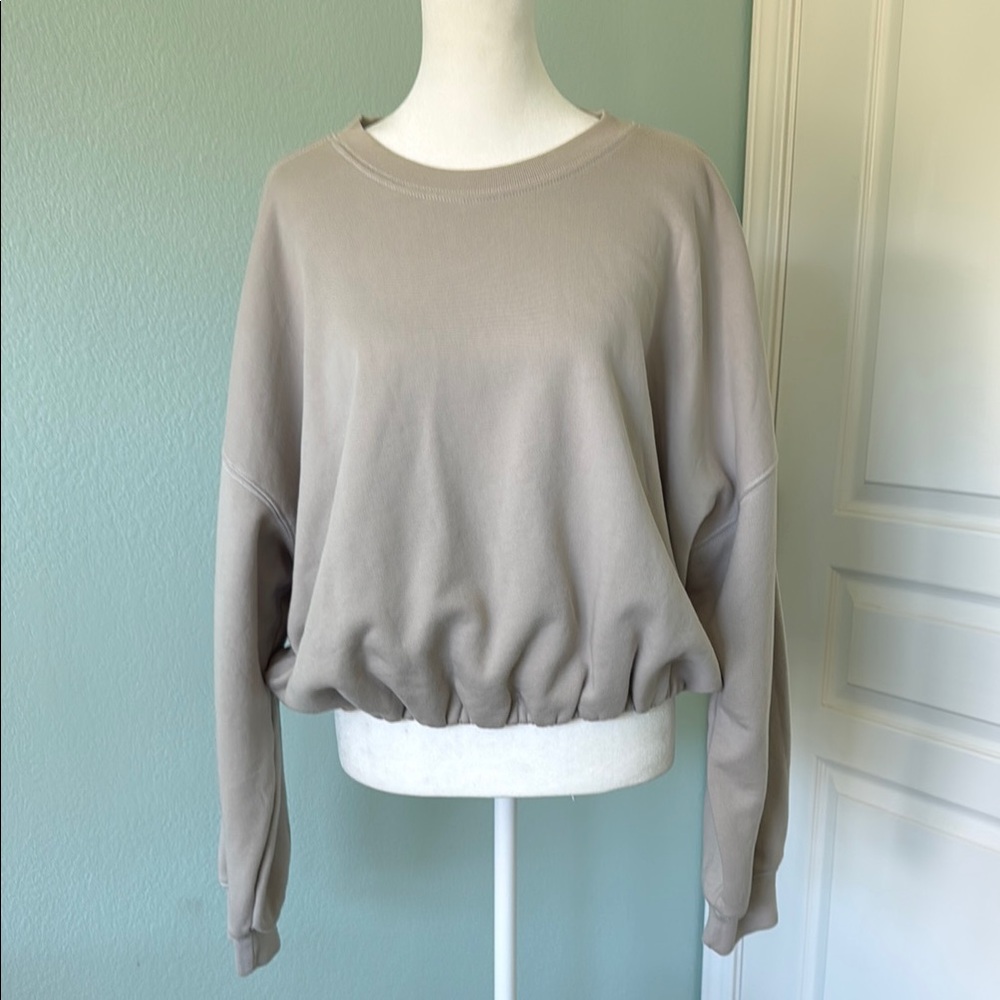 Velvet by Graham & Spencer Taupe Sweatshirt